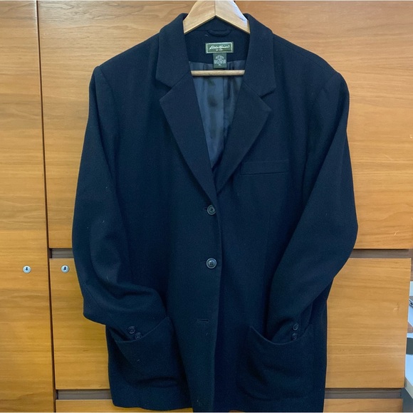 EDDIE BAUER - WOOL JACKET / BLAZER - Picture 3 of 8